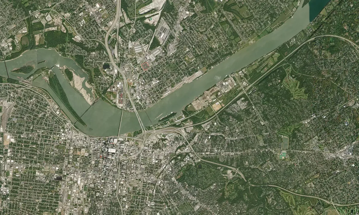 Flyfoto av River Park Marina - Louisville