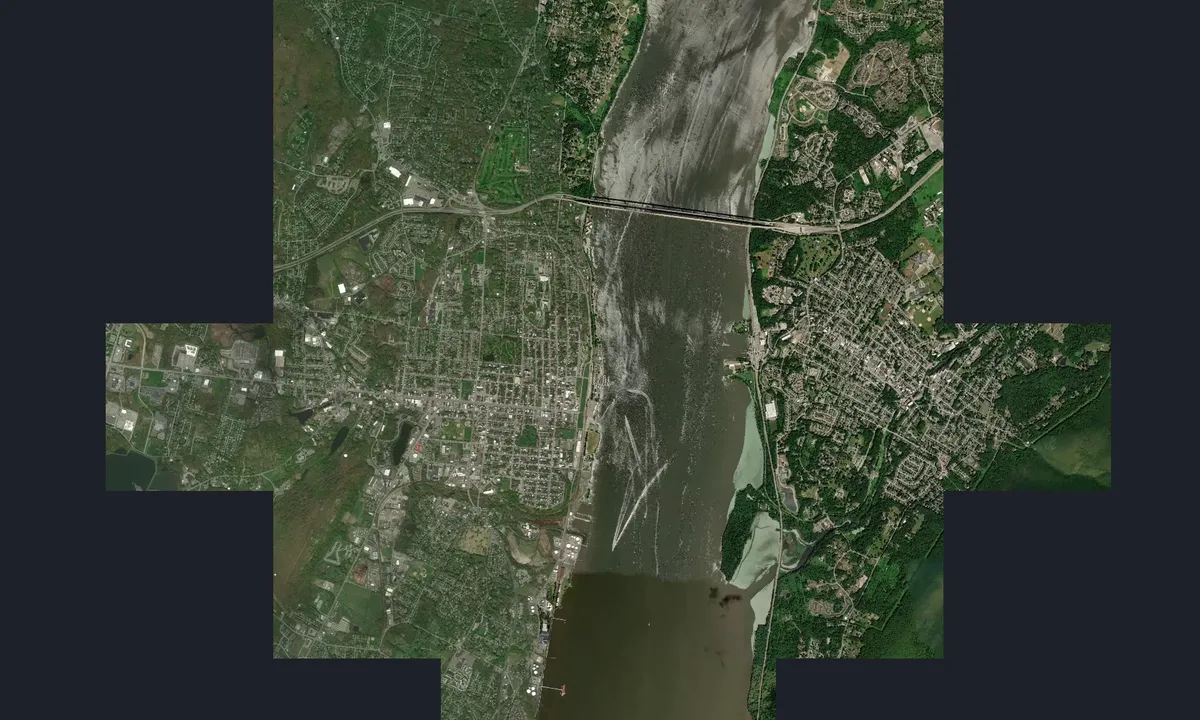 Flyfoto av Riverfront Marina - Newburgh