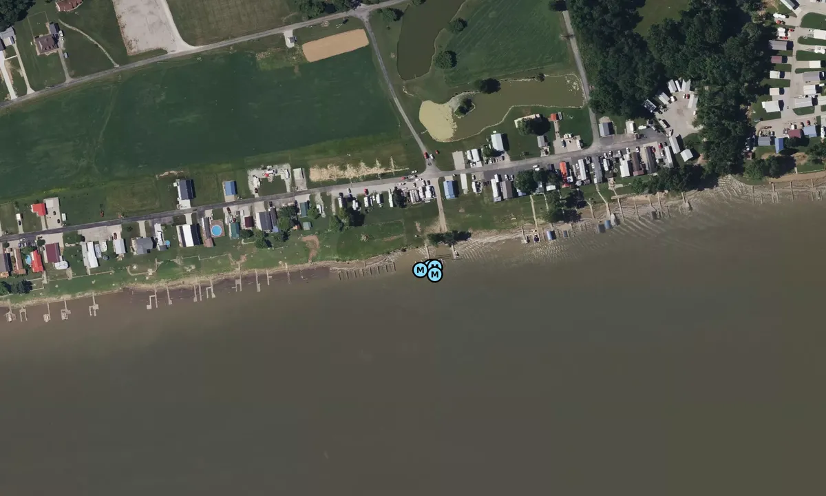 Satelite image of River's Edge Marina