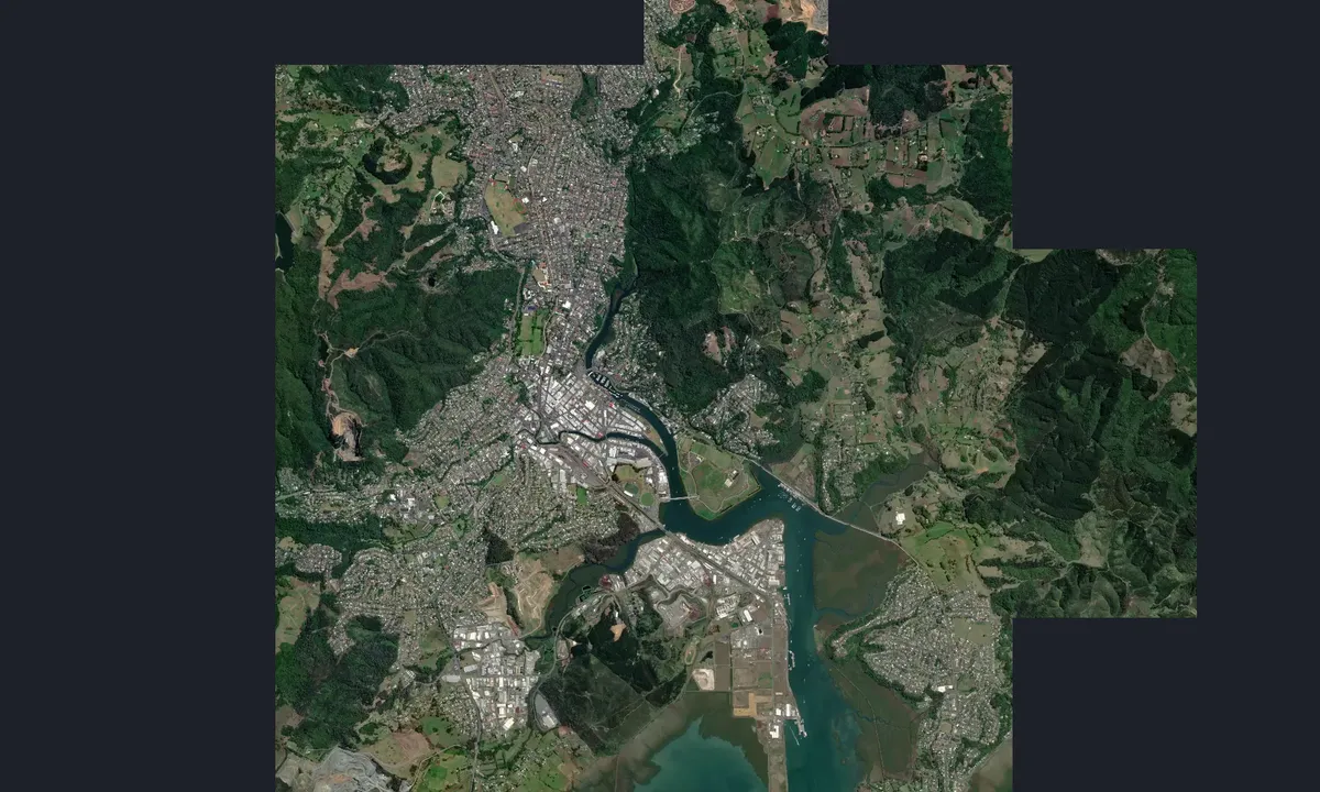 Flyfoto av Riverside Drive Marina - Whangārei