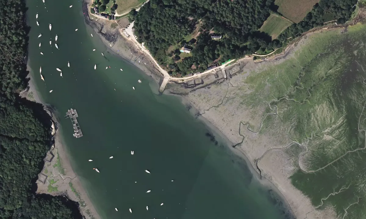 Flyfoto av Riviere d'Auray