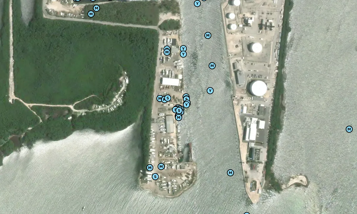 Satelite image of Robbie's Boatyard