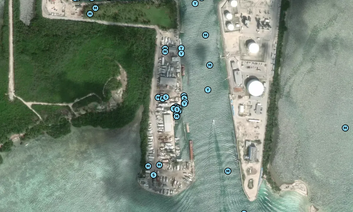 Satelite image of Robbie's Boatyard
