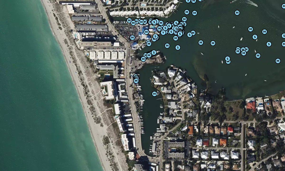 Satelite image of Roberts Bay Marina