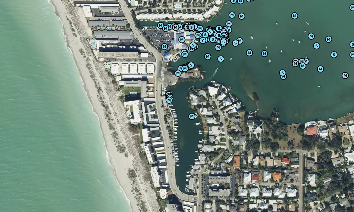 Satelite image of Roberts Bay Marina