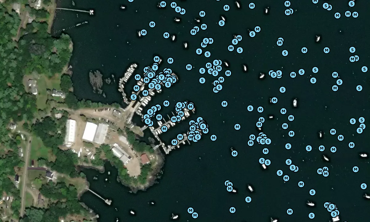 Satelite image of Robinhood Marina