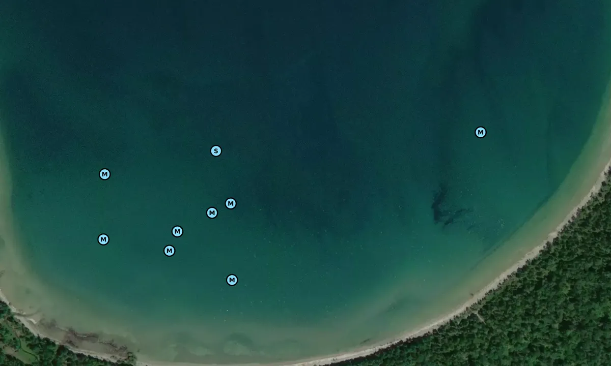 Satelite image of Robinson Bay