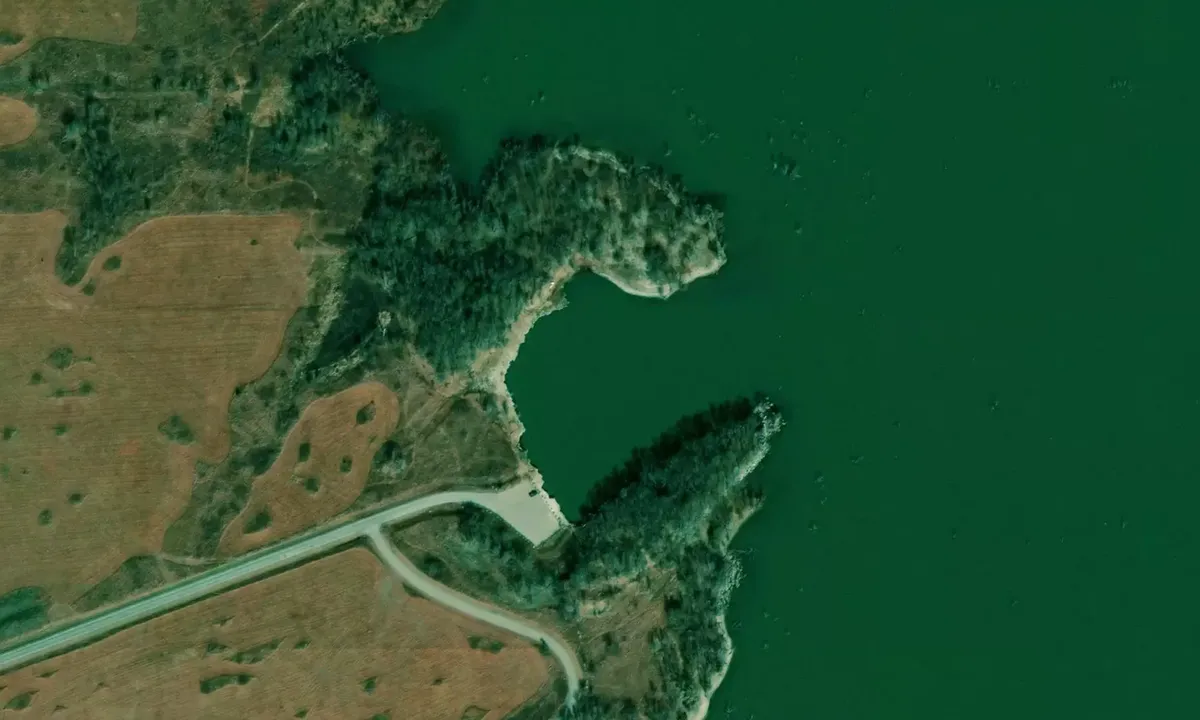 Satelite image of Rock Quarry