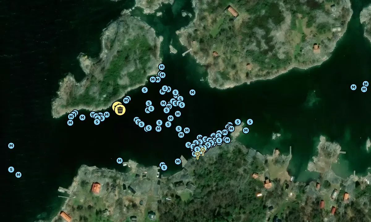 Satelite image of Rödlöga - Megelskär