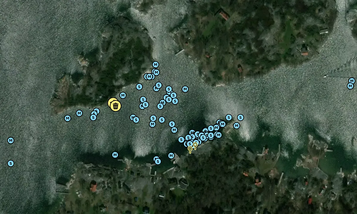 Satelite image of Rödlöga - Megelskär