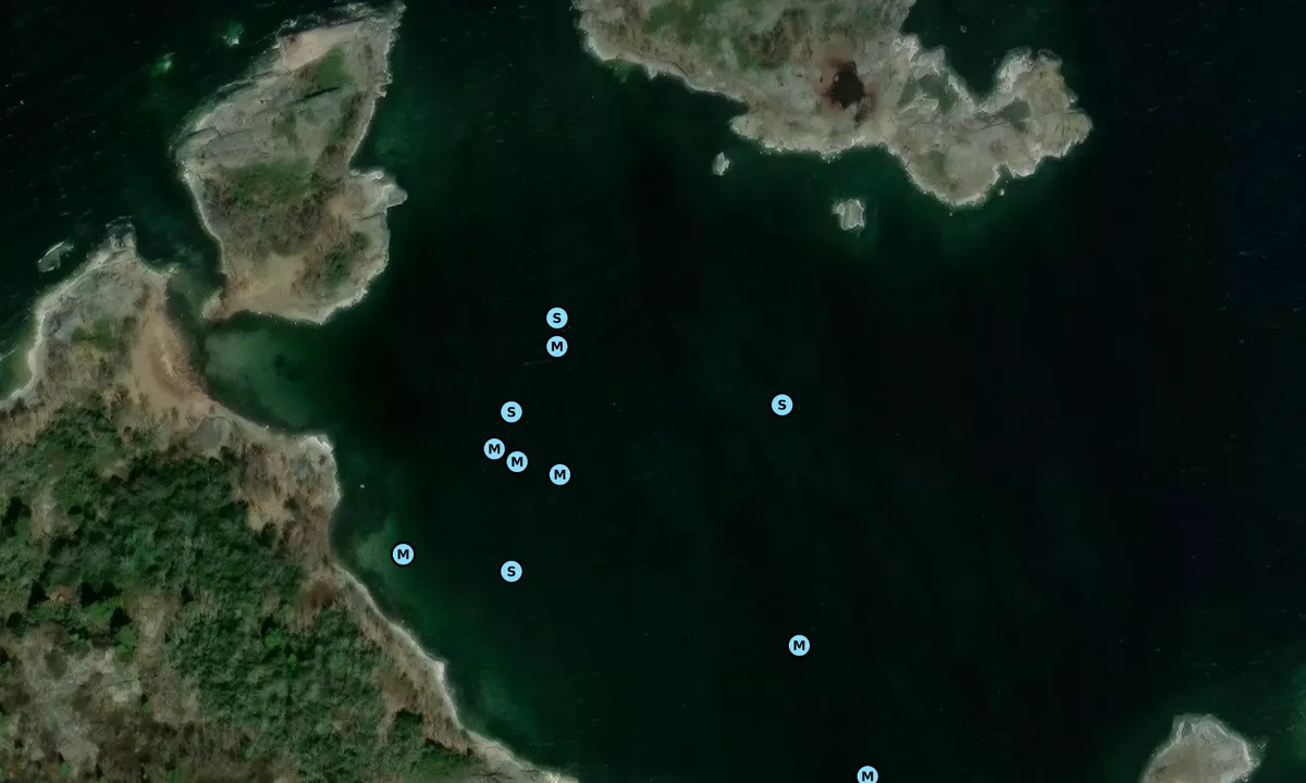 Satelite image of Rödlöga Storskär - Österkobben