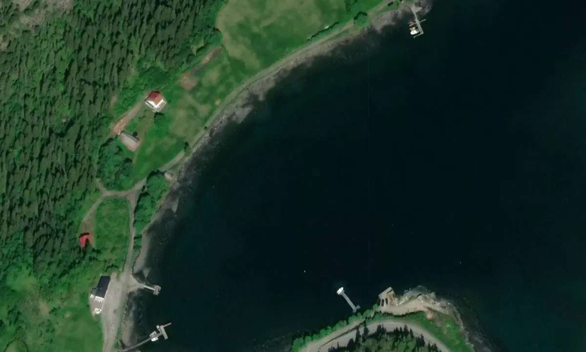 Satelite image of Rødseidbukta