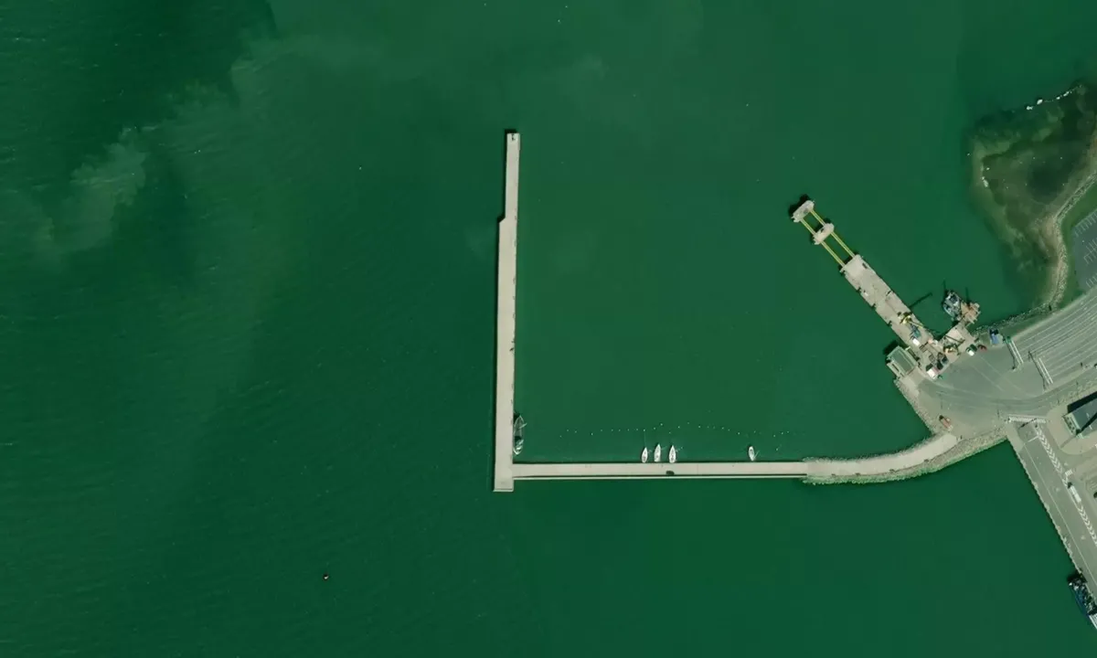 Flyfoto av Rohuküla sadam