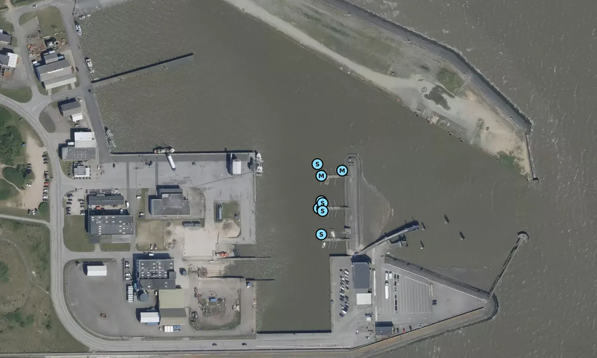 Satelite image of Rømø Havn
