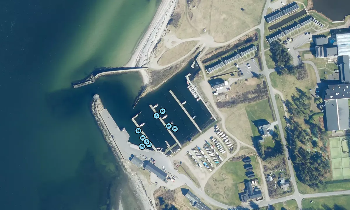 Satelite image of Rønbjerg Havn