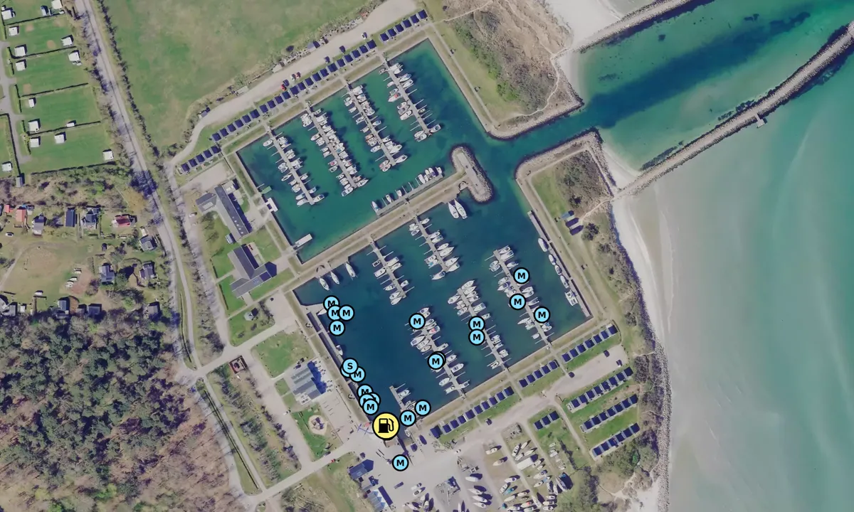 Satelite image of Rønnerhavnen