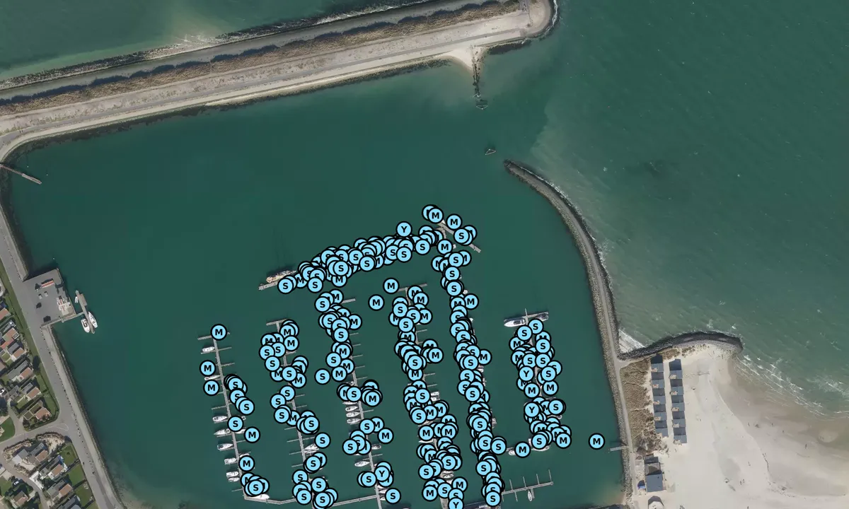 Satelite image of Roompot Marina - Wissenkerke