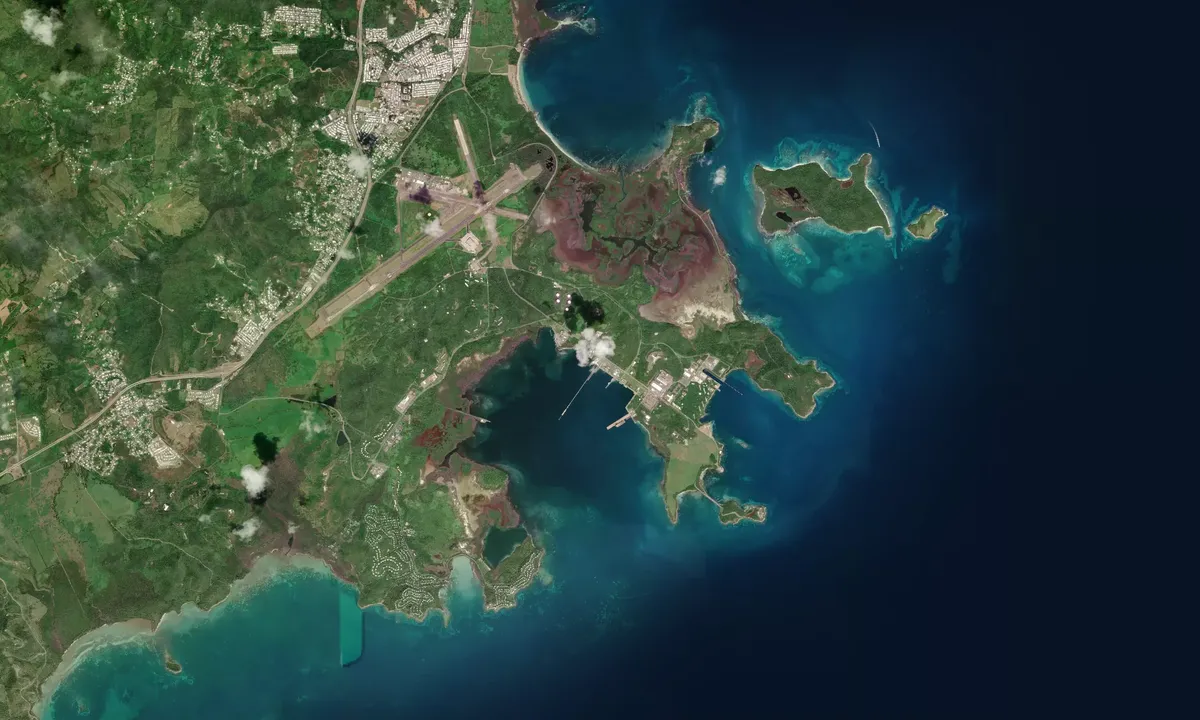 Flyfoto av Roosevelt Roads