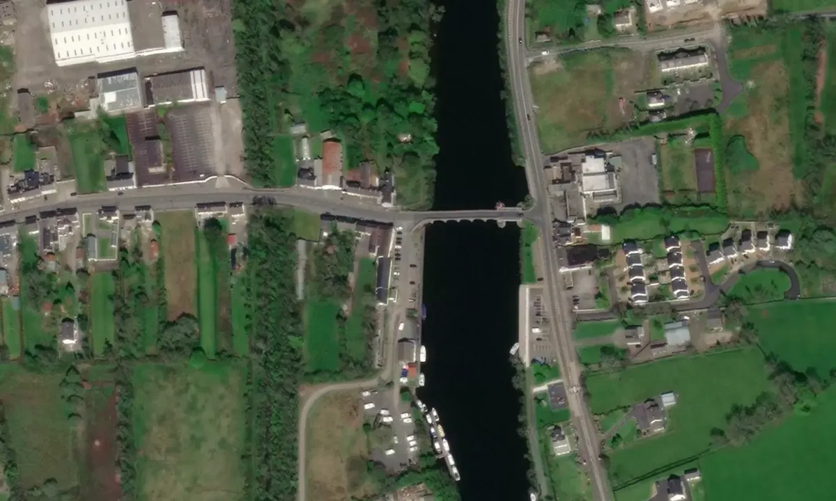 Satelite image of Roosky West Jetty (Public)