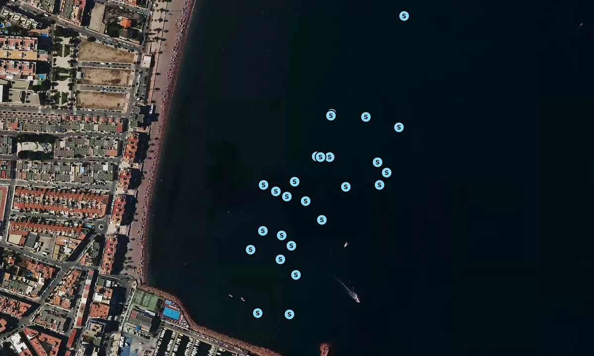 Satelite image of Roquetas de Mar