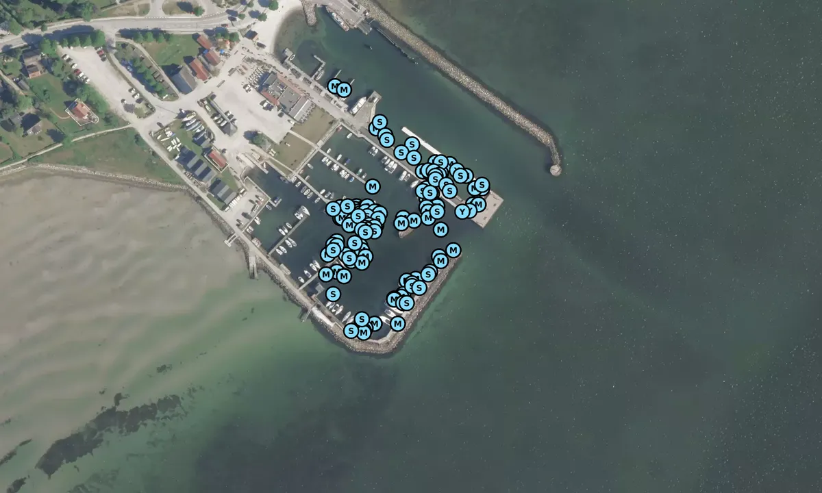 Satelite image of Rørvig Havn