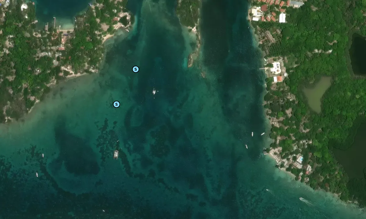 Satelite image of Rosario Islands