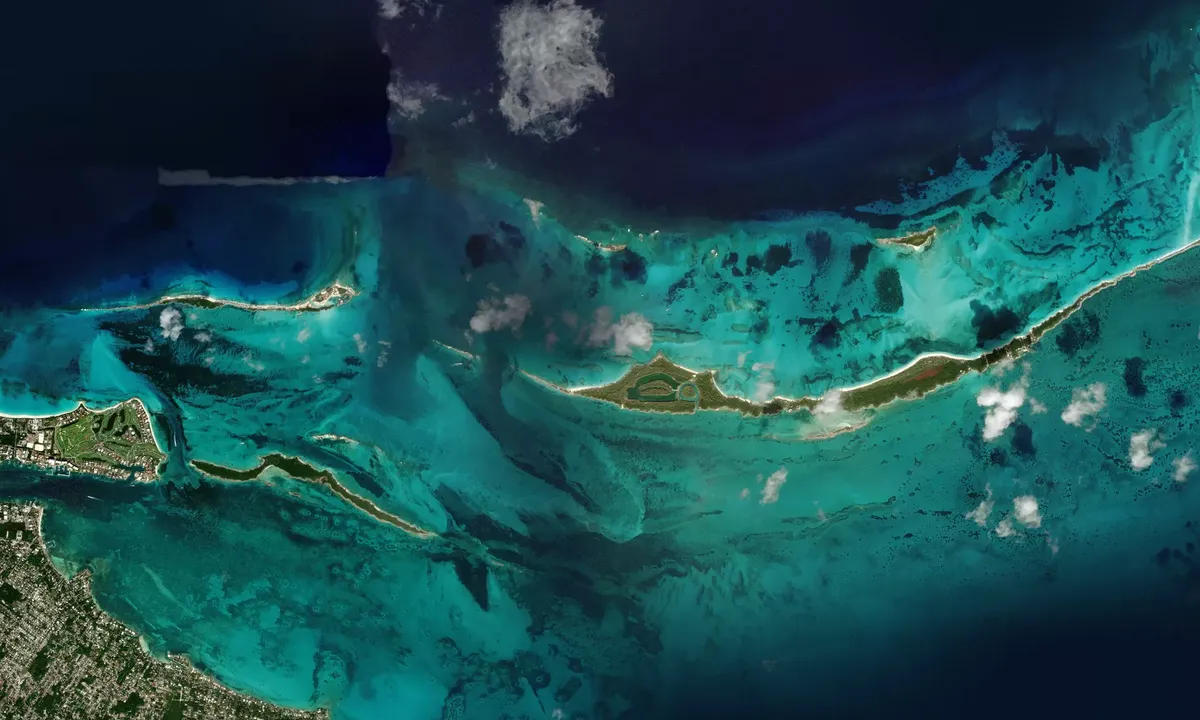Flyfoto av Rose Island Beach