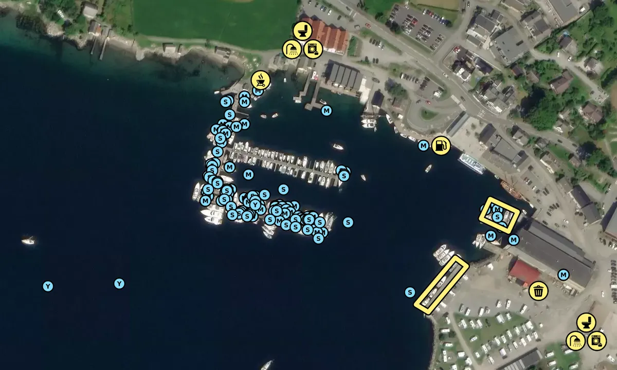 Satelite image of Rosendal Hamn