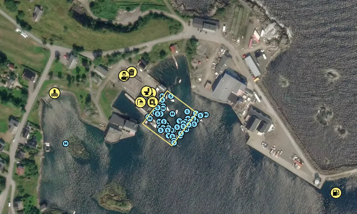 Satelite image of Rosenlund Hamn - Sandshamn