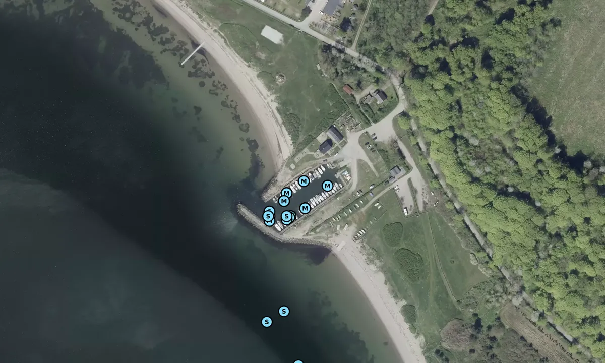 Satelite image of Rosenvold Havn