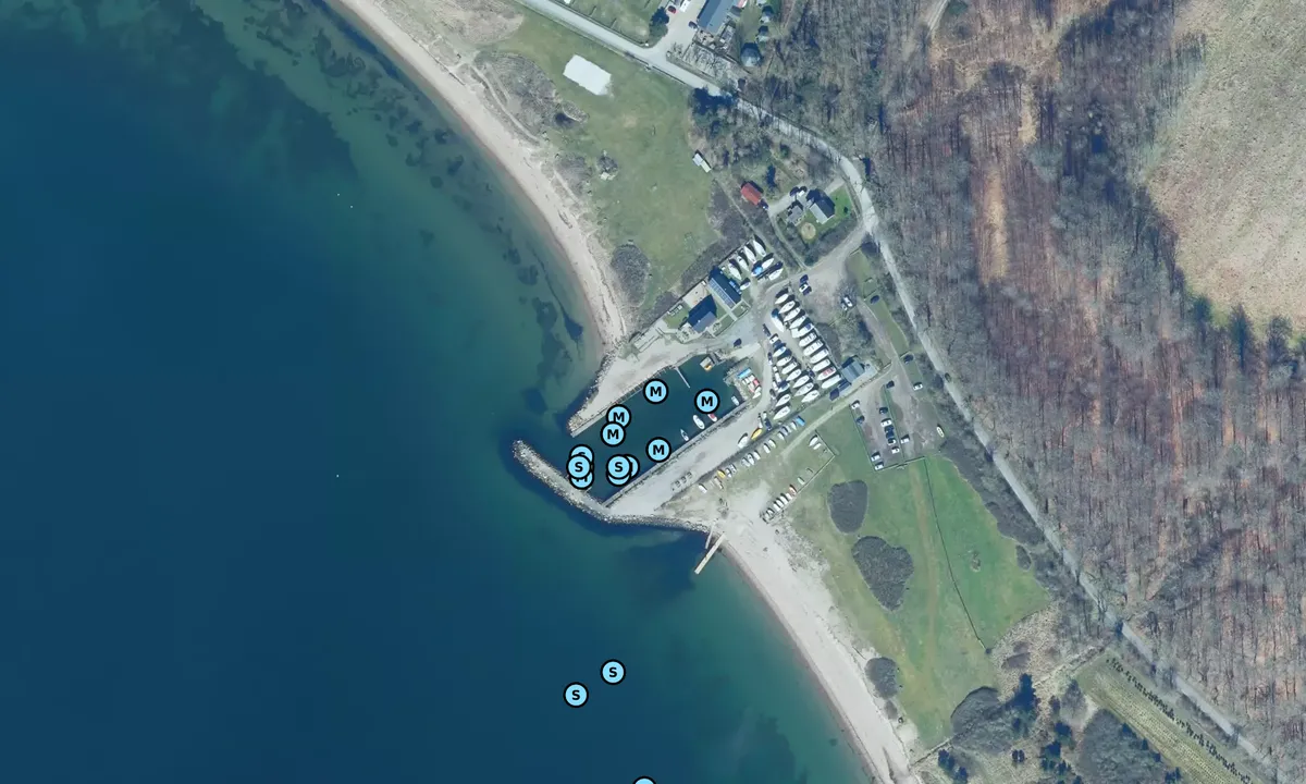 Satelite image of Rosenvold Havn
