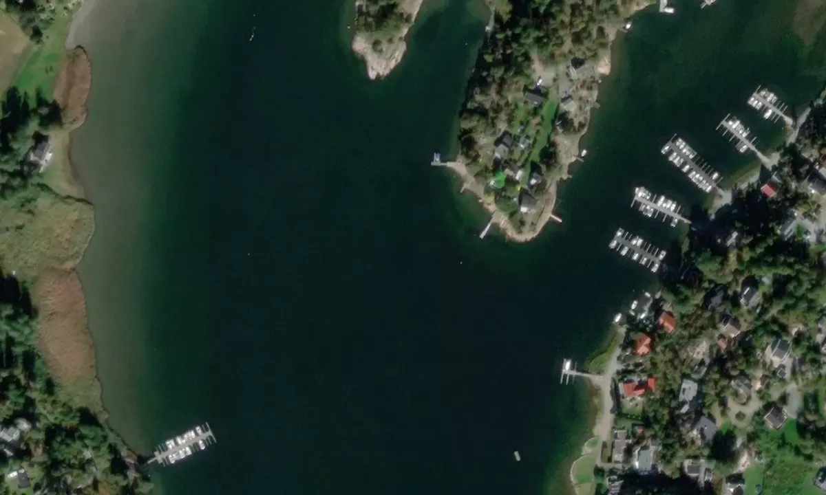 Satelite image of Røsneskilen