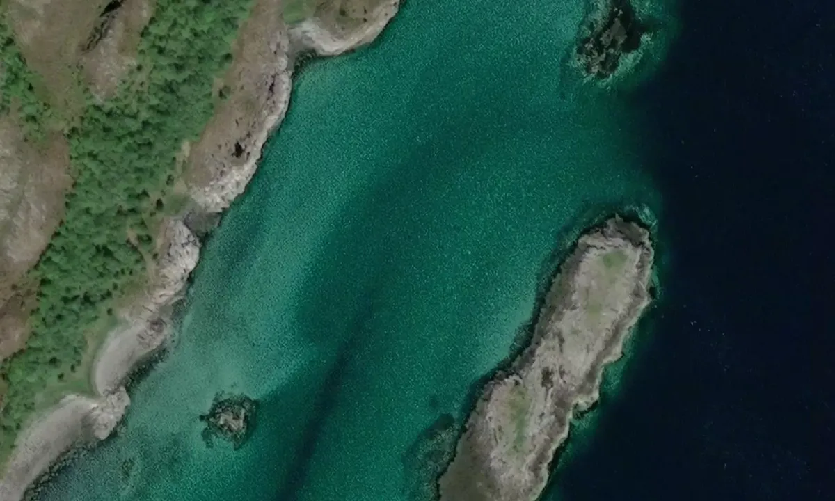 Satelite image of Rosøygalten