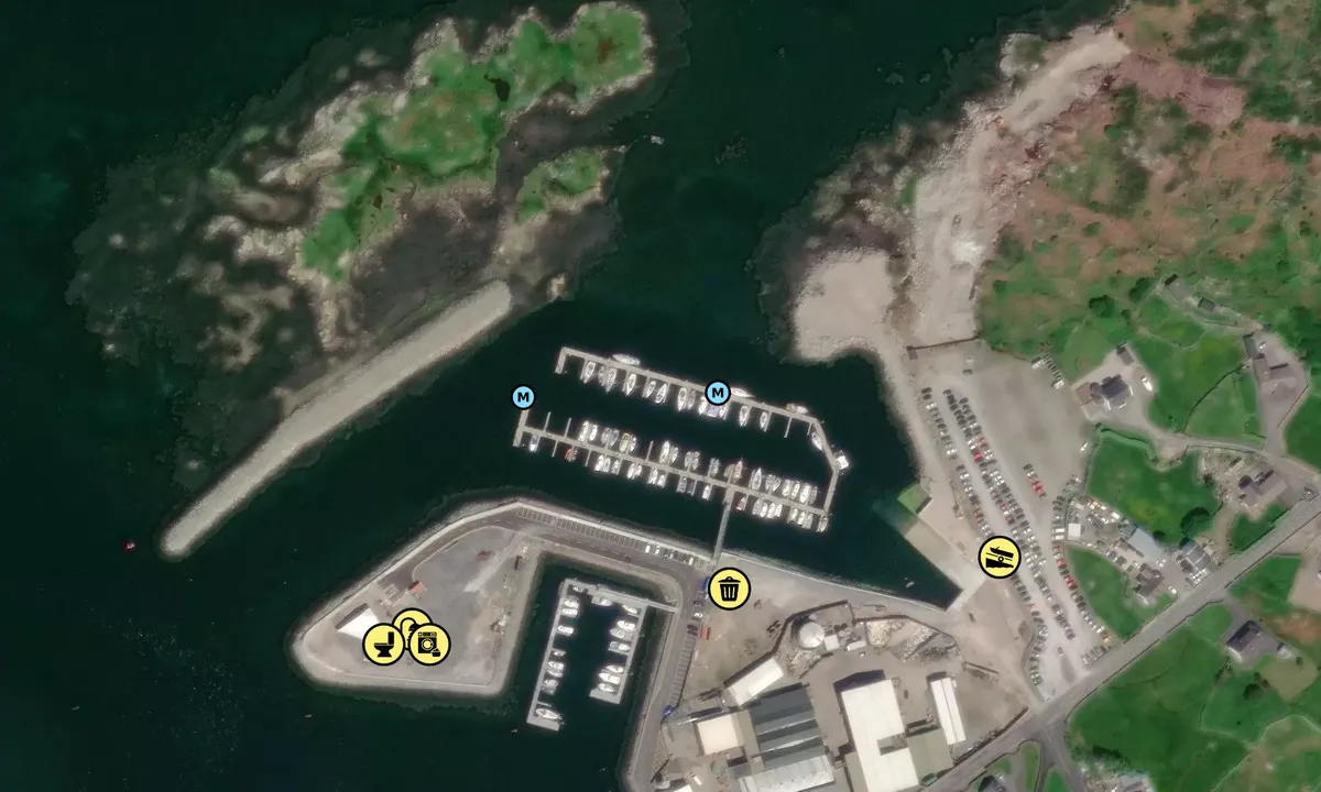 Satelite image of Rossaveel Marina