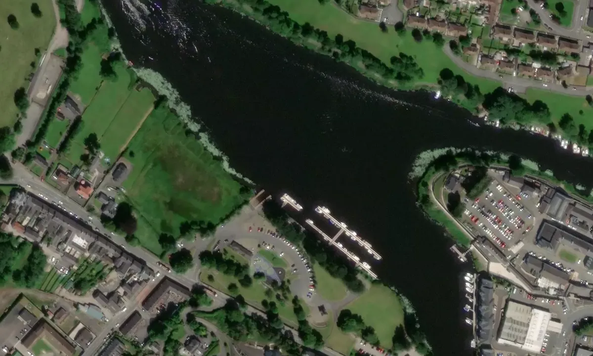 Satelite image of Round 'O'