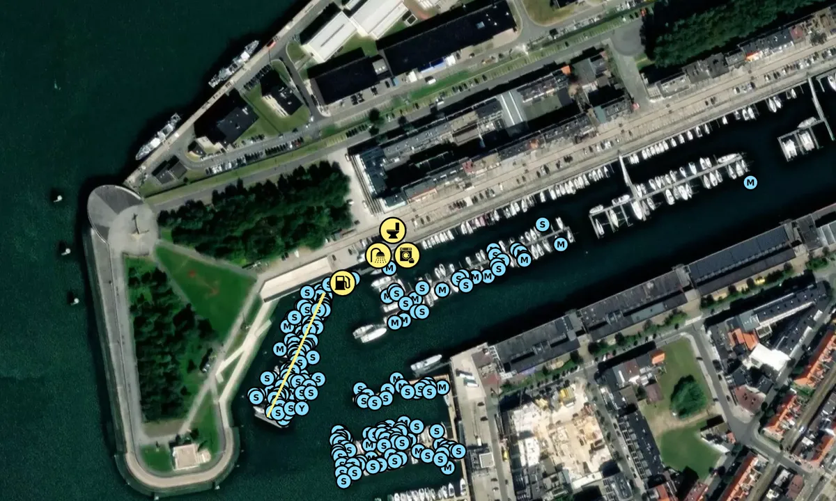 Satelite image of Royal Belgium Sailing Club Zeebrugge