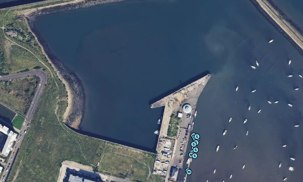 Satelite image of Royal Forth Yacht Club