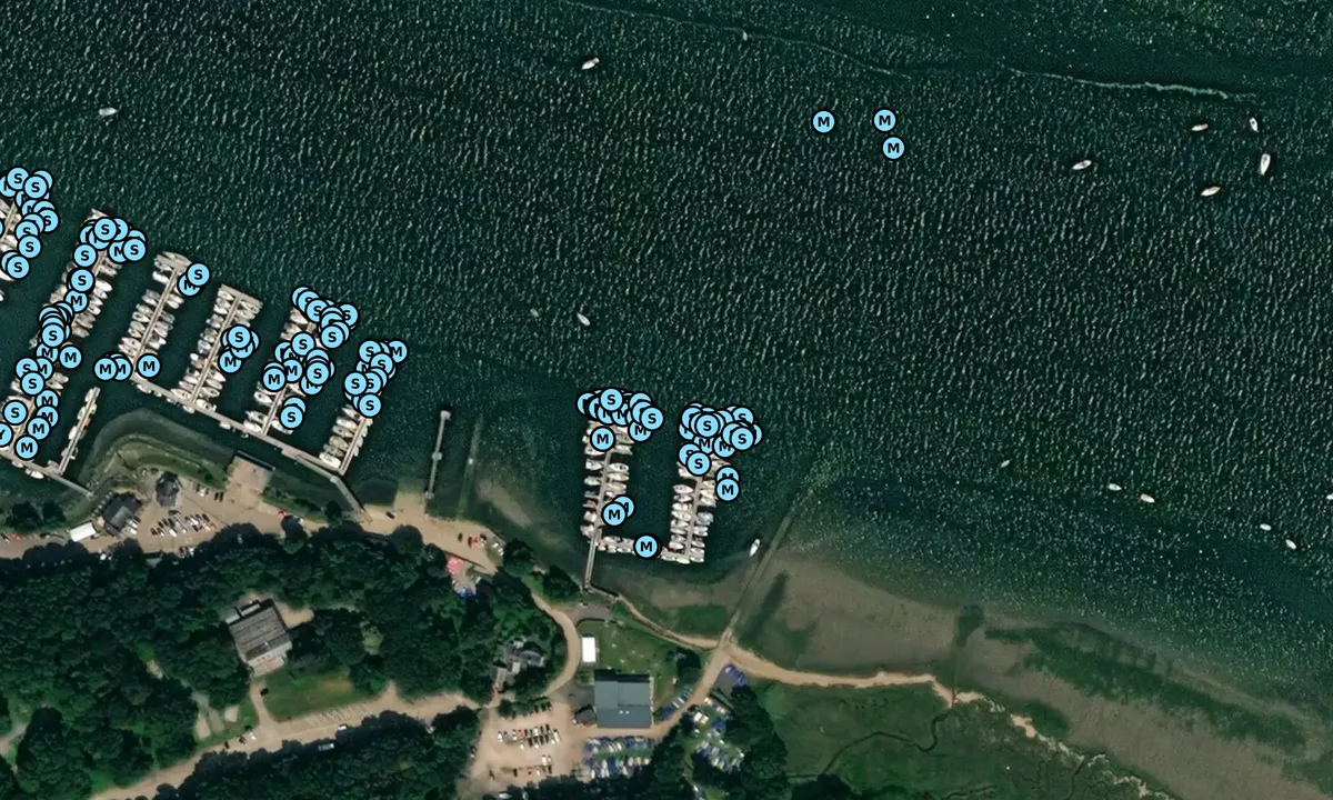 Satelite image of Royal Harwich Yacht Club