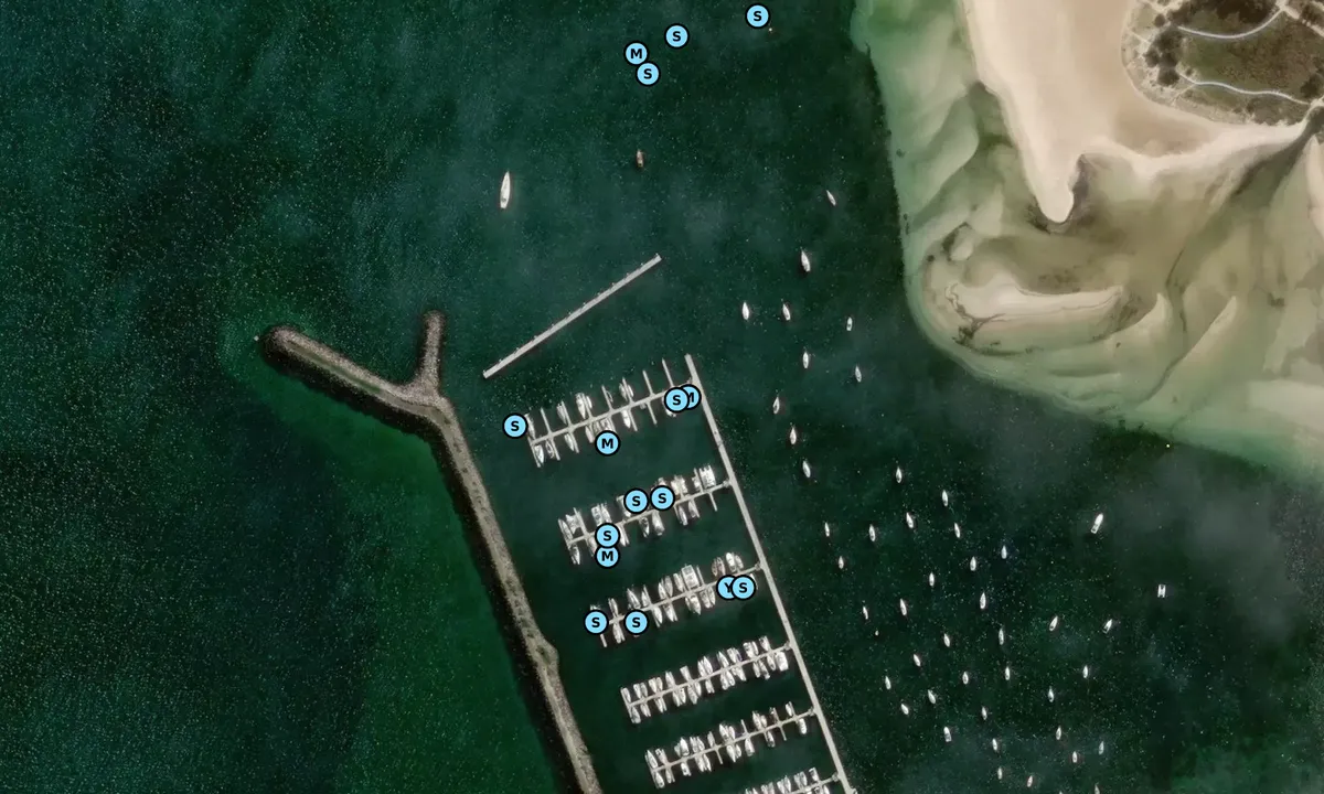 Satelite image of Royal Melbourne Yacht Squadron Marina