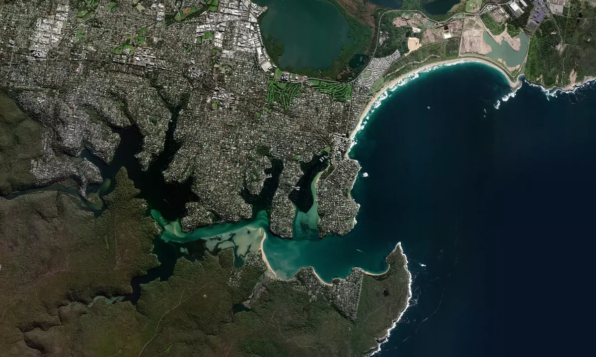 Flyfoto av Royal Motor Yacht Club-Port Hacking