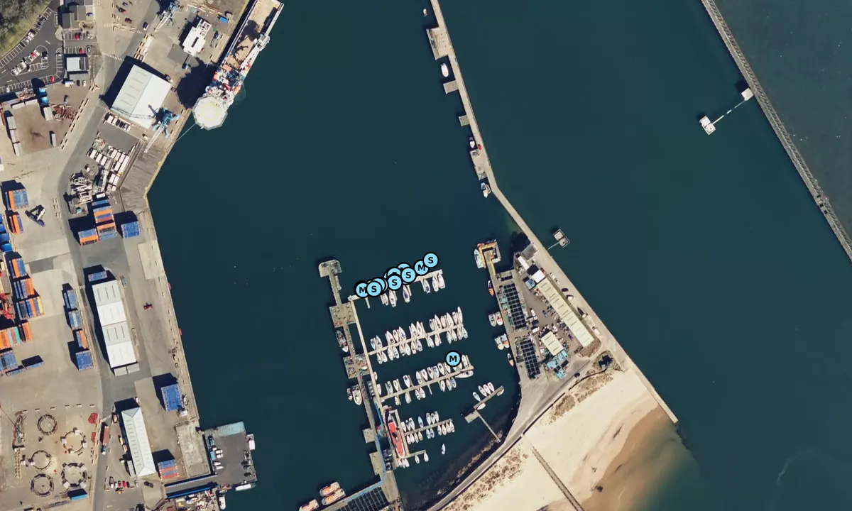 Satelite image of Royal Northumberland Yacht Club