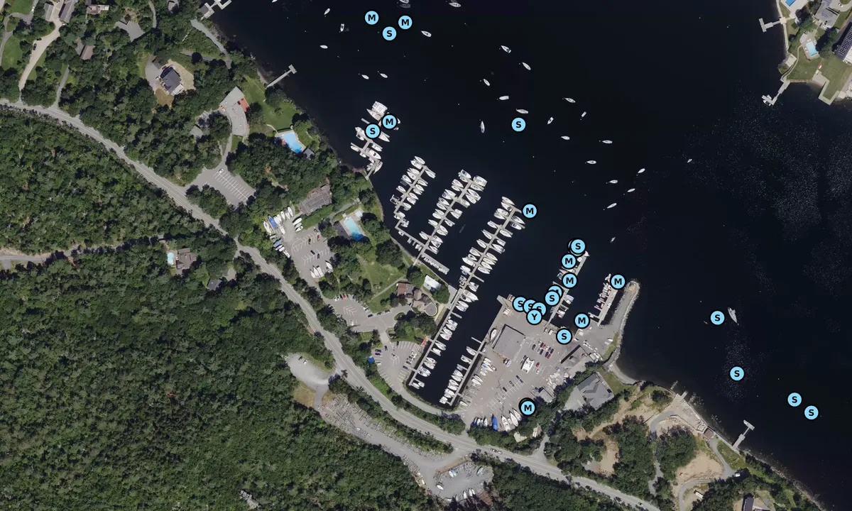 Satelite image of Royal Nova Scotia Yacht Squadron Marina