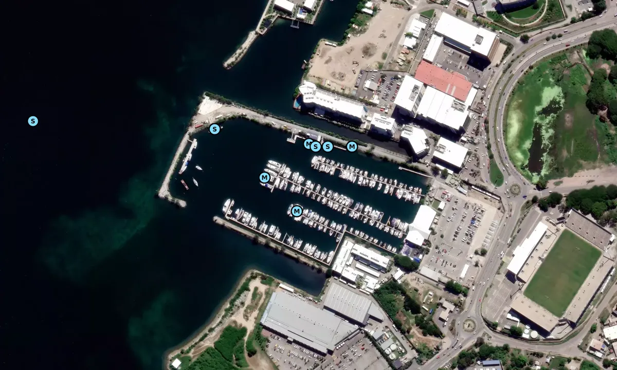 Satelite image of Royal Papua Yacht Club Marina