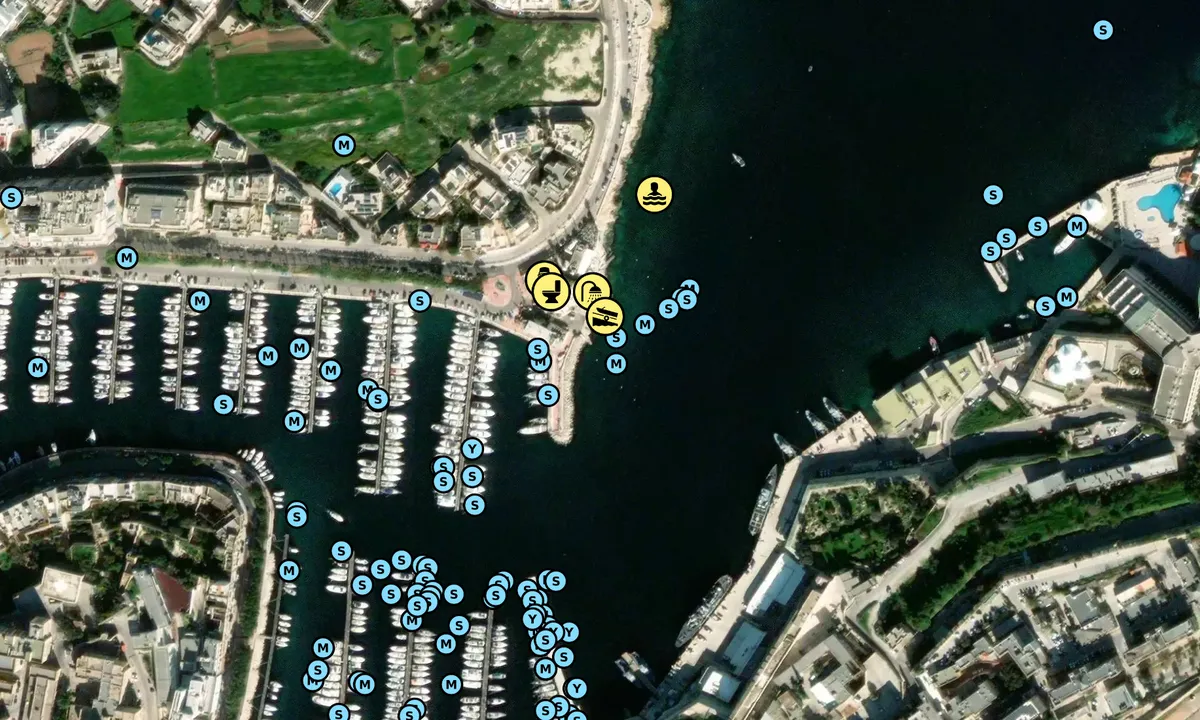 Satelite image of Royal Yacht Club Marina