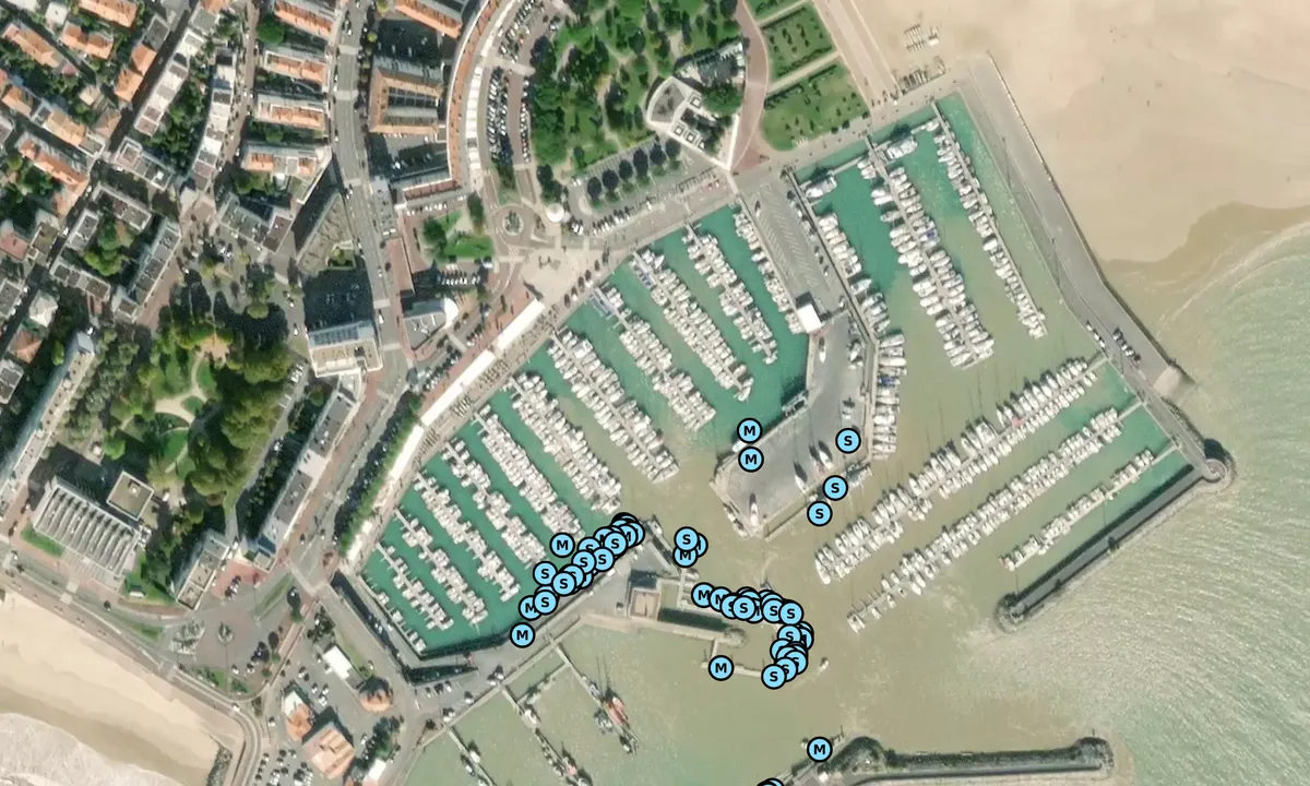 Satelite image of Royan Marina