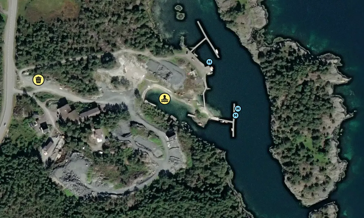 Satelite image of Røyksundkanalen Badeland & Feriesenter