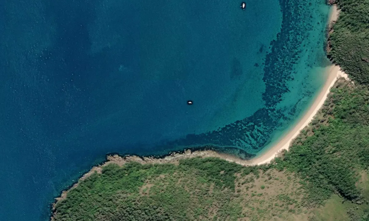 Flyfoto av Royle Bay (Goldsmith Island)