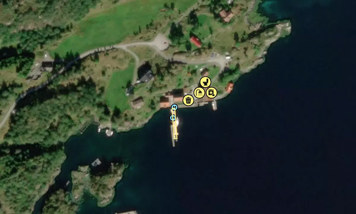 Satelite image of Rugsund Handelstad