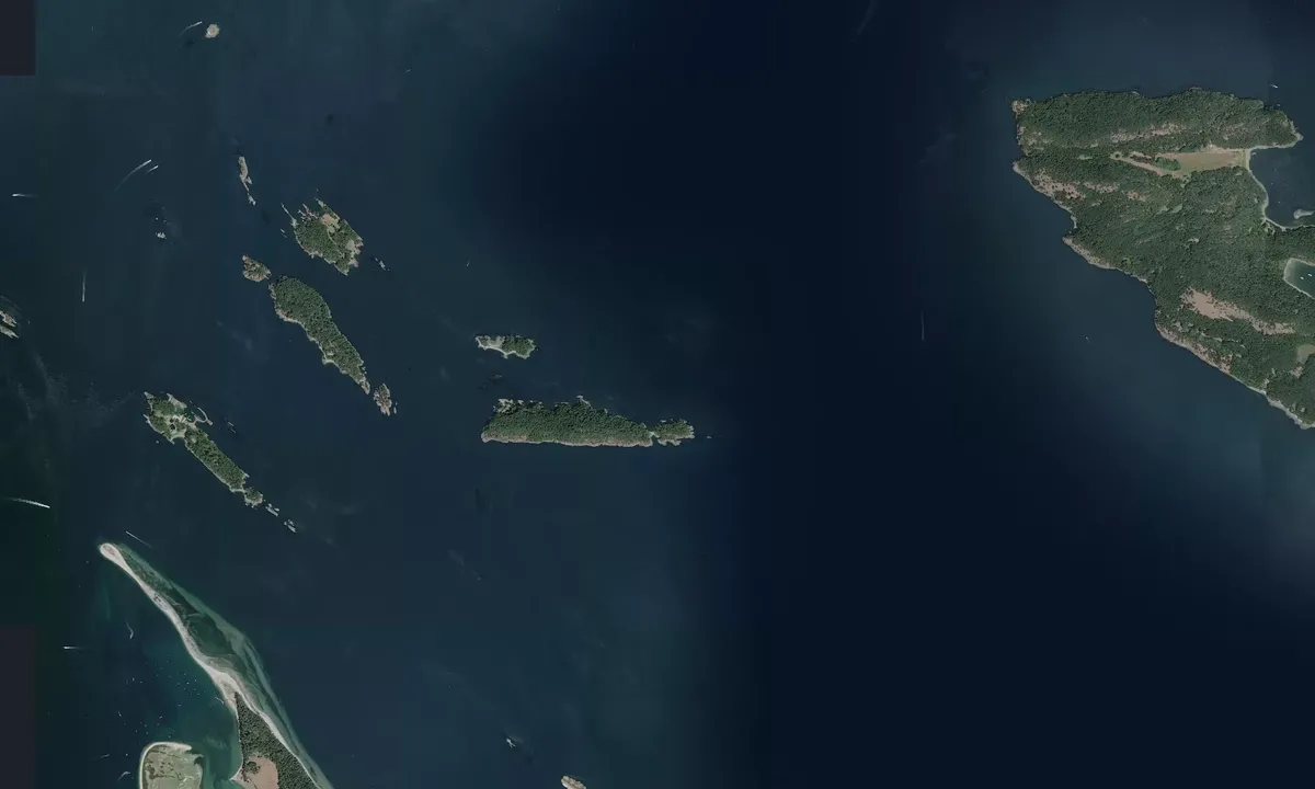 Flyfoto av Rum Island Marine Park