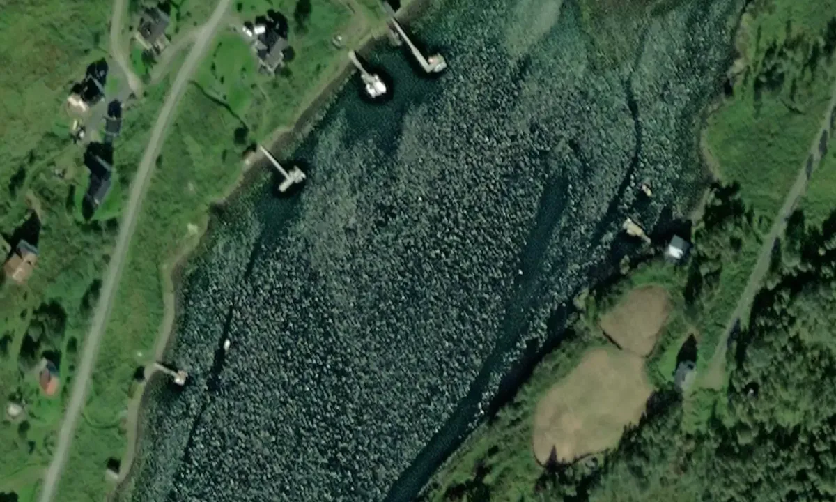 Satelite image of Russevåg